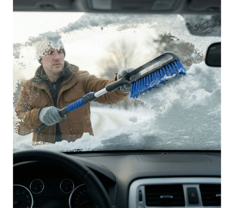 Snow Joe Winter Telescopic Snow Removal BrushDe-icing Shove — View 6