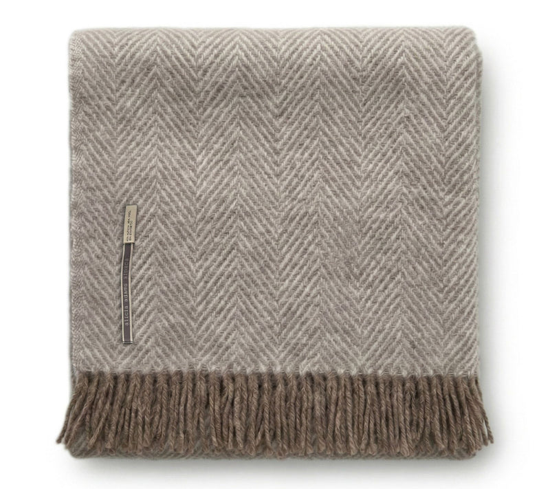 alicia adams XL 70x50 Chevron Alpaca Blanket with Fringe — View 16