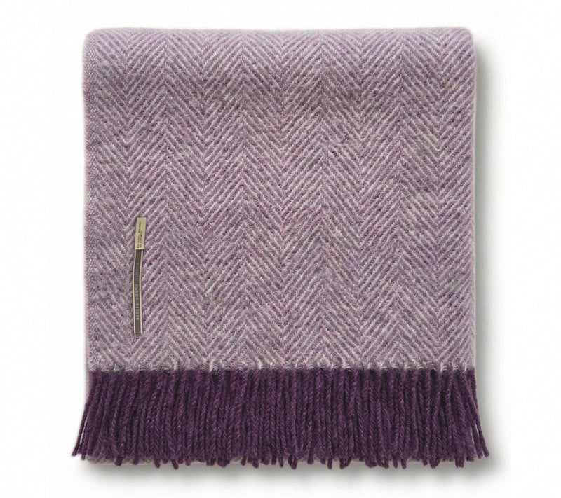 alicia adams XL 70x50 Chevron Alpaca Blanket with Fringe — View 15