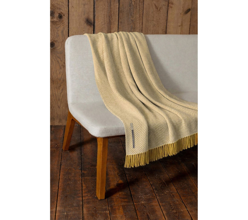 alicia adams XL 70x50 Chevron Alpaca Blanket with Fringe — View 11