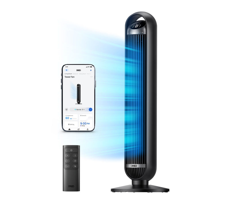 DREO 36" Smart Tower Fan 8-Speed with Remote 25dB Quite — Main view