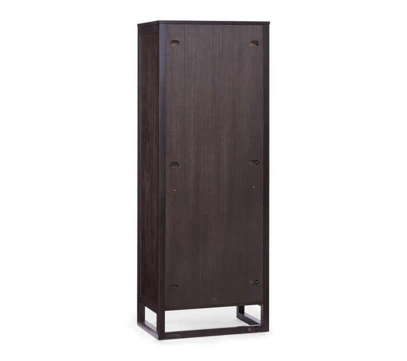 Teamson Home Hatteras Rattan Inlay Linen Cabinet with Drawers — View 7