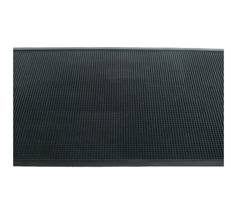 HomeRoots 18" X 30" Black Rubber Outdoor Door Mat — View 4