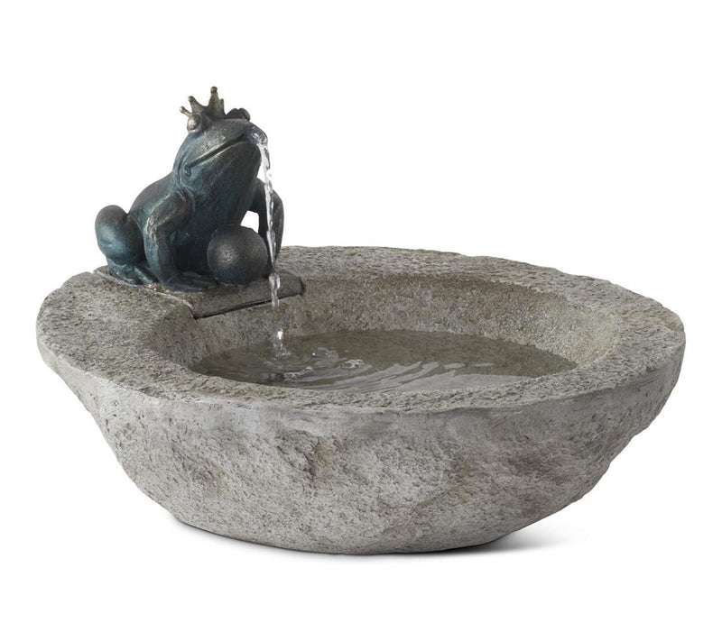RC Home Decor-17" Frog Fountain Garden Statue Resin Stone — Main view