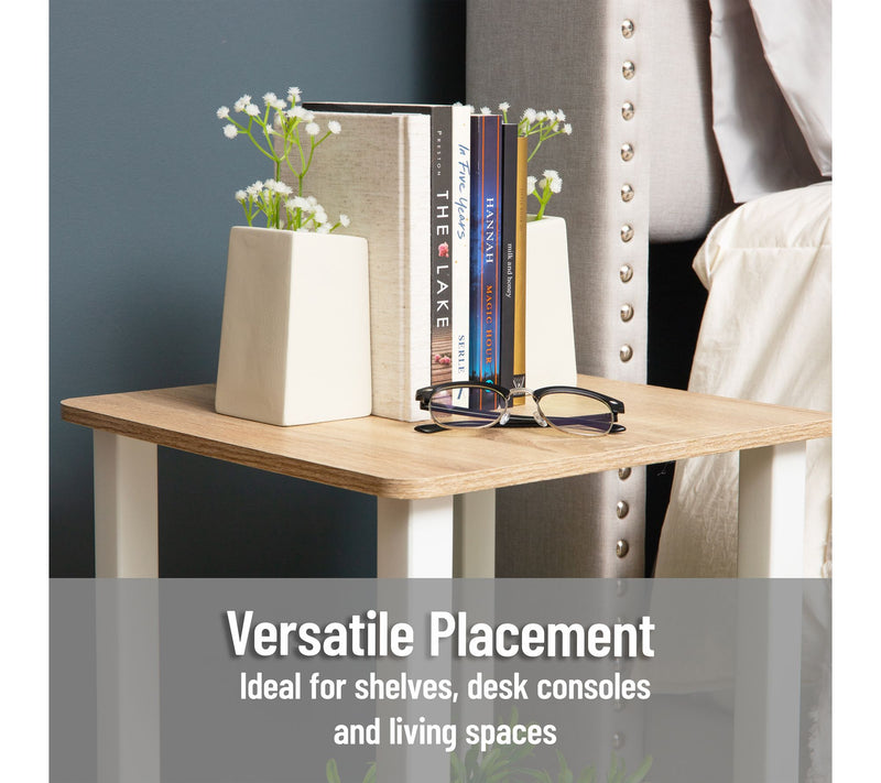 Mind Reader Cement Planter Bookends, Desk Decor — View 5