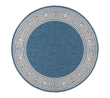 Beach House Olympia 6'-7" x 6'-7" Round OutdoorRug by Valerie