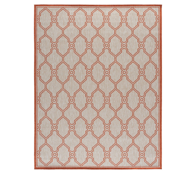 Beach House Casbah 9' x 12' Outdoor Rug by Valerie — View 7