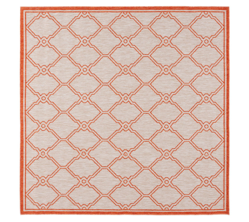Beach House Casbah 6'-7" x 6'-7" Outdoor Rug byValerie — View 7