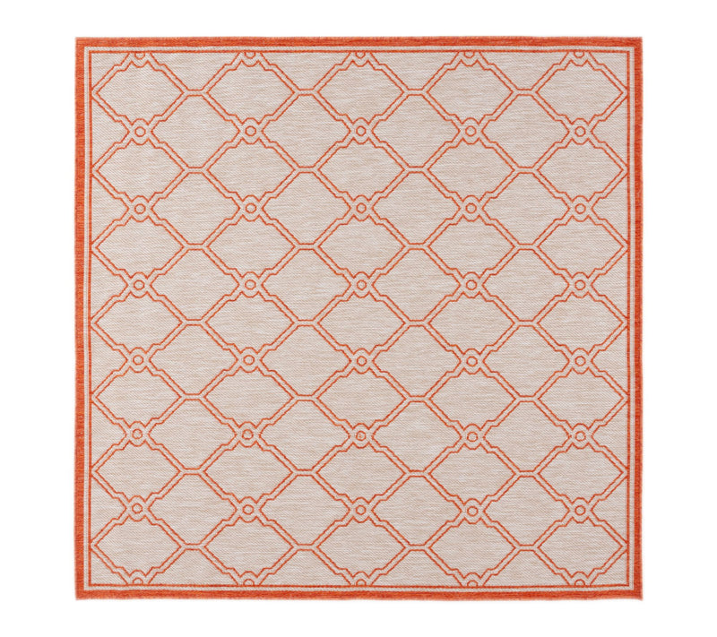 Beach House Casbah 6'-7" x 6'-7" Outdoor Rug byValerie — Main view