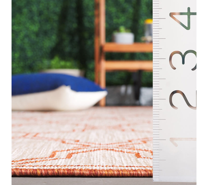 Beach House Casbah 4' x 6' Outdoor Rug by Valerie — View 3