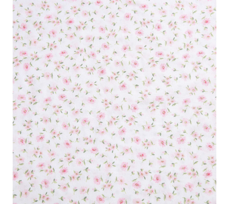 Laura Ashley Little Ditsy Pink/Green Cotton TwinXL Sheet Set — View 6