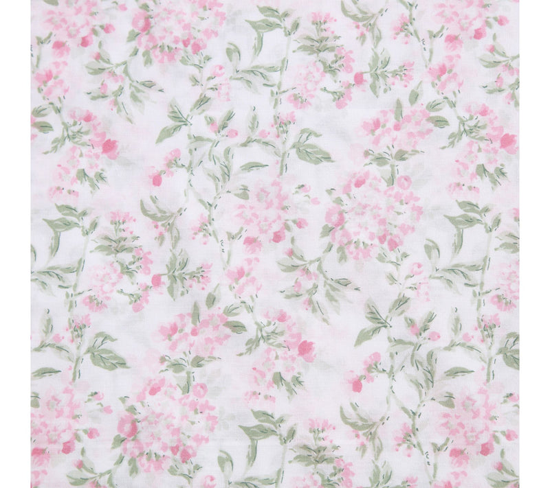 Laura Ashley Blossom Bliss Light Pink/Green Twin Sheet Set — View 6