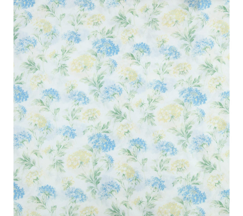 Laura Ashley Edwina Blue/Yellow Microfiber Queen Sheet Set — View 5