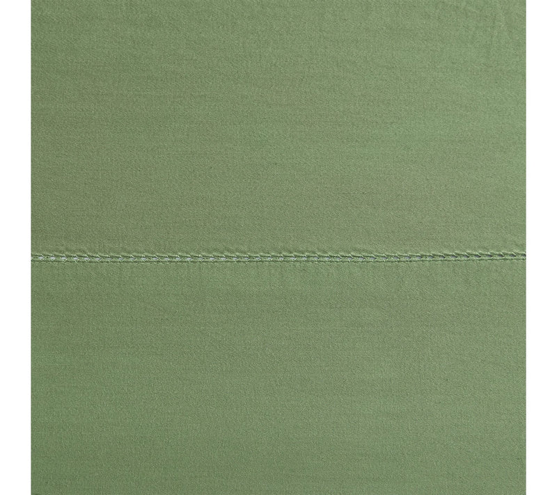 Martha Stewart Classic Elegance Green Cotton King Sheet Set — View 6