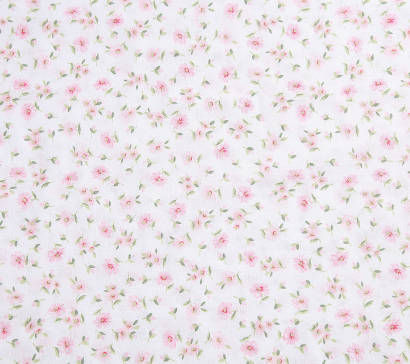 Laura Ashley Little Ditsy Pink/Green Cotton Queen Sheet Set — View 6