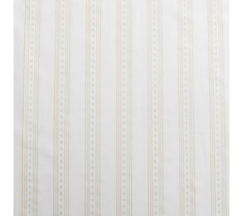 Martha Stewart Francesca Stripe White/Beige King Sheet Set — View 6