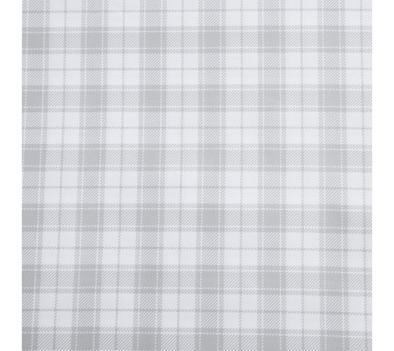 Eddie Bauer Pen stemon Plaid Wh ite/Grey Microf br King Sheet S — View 5