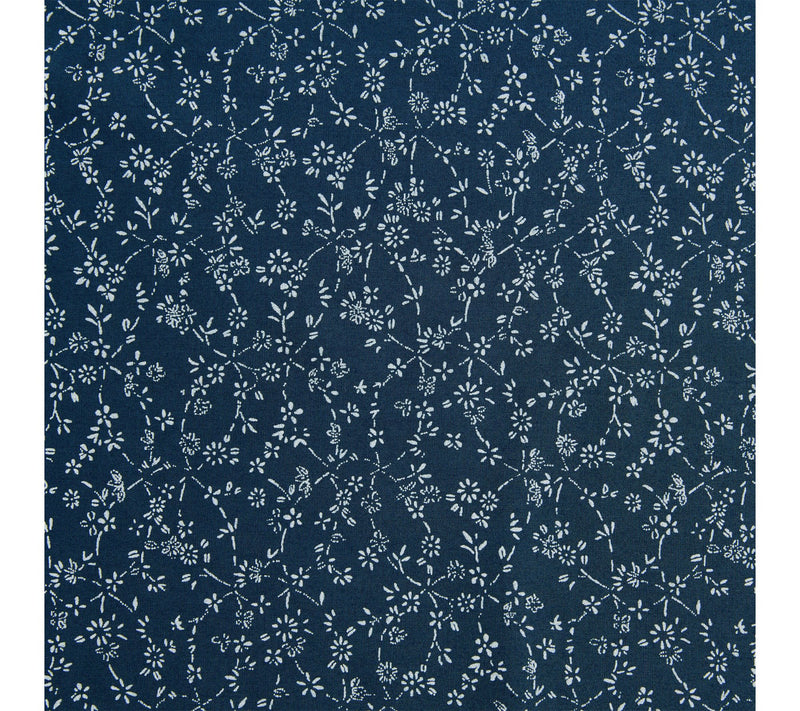 Eddie Bauer Petite Floral Blue Indigo Cotton Twin Sheet Set — View 5