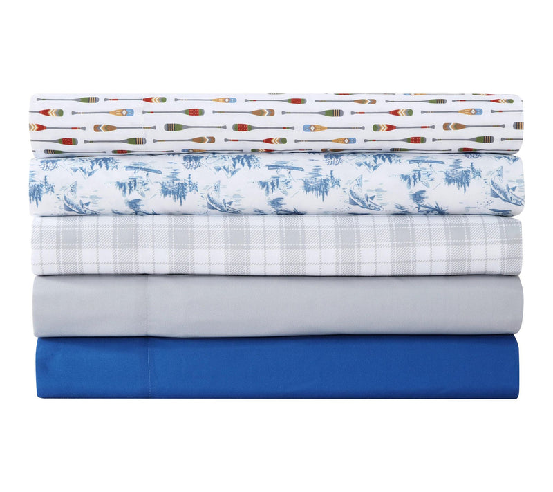 Eddie Bauer Highland Chill Misty Grey Queen Sheet Set — View 6