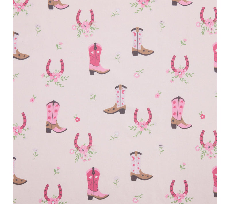 Wrangler Cowgirl Dreams Pink Microfiber Twin Sheet Set — View 5