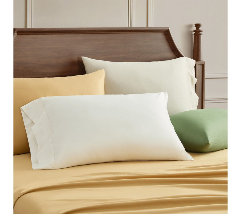 Martha Stewart Classic Elegance Gold Medal Cotton QN Sheet Set — View 8