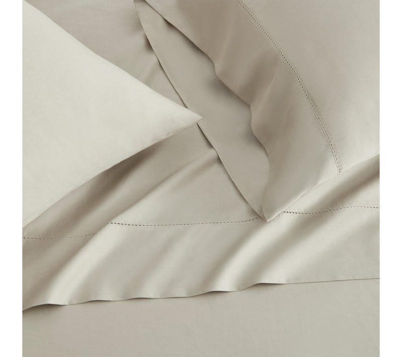 Martha Stewart Classic Elegance Gray Cotton King Sheet Set — View 5