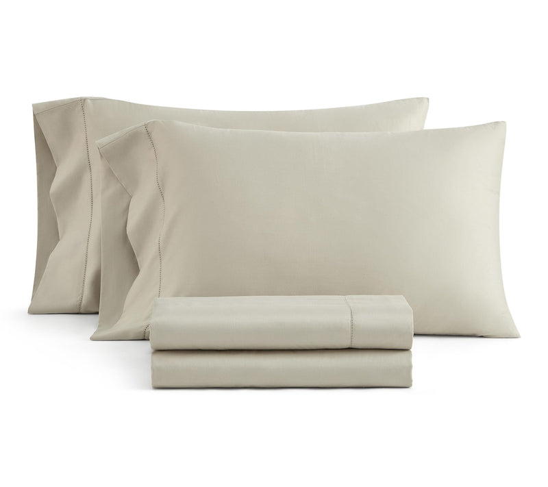 Martha Stewart Classic Elegance Gray Cotton King Sheet Set — Main view