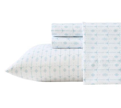 Wrangler Steer Head Stripe Whi te/Blue Microfb r Twin Sheet Se