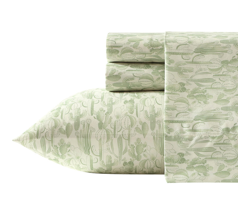 Wrangler Waterc olor Cactus Sag e Green Microfb r King Sheet Se — Main view