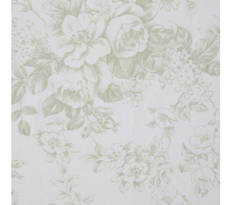 Laura Ashley Toile Delight Green Cotton King Pillowcase Set — View 3