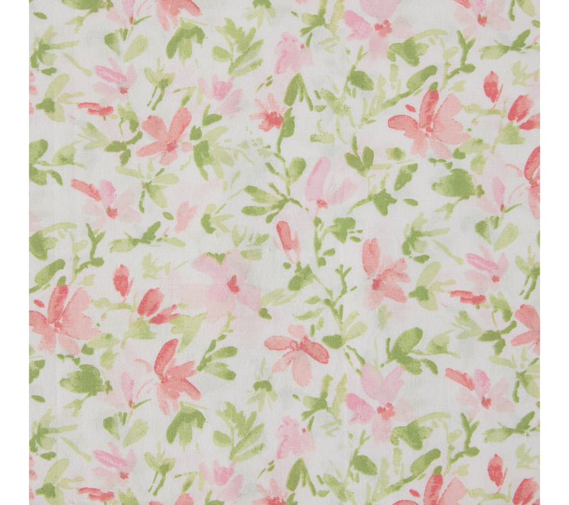 Laura Ashley Norella Pink/Green Cotton King Pillowcase Set — View 3