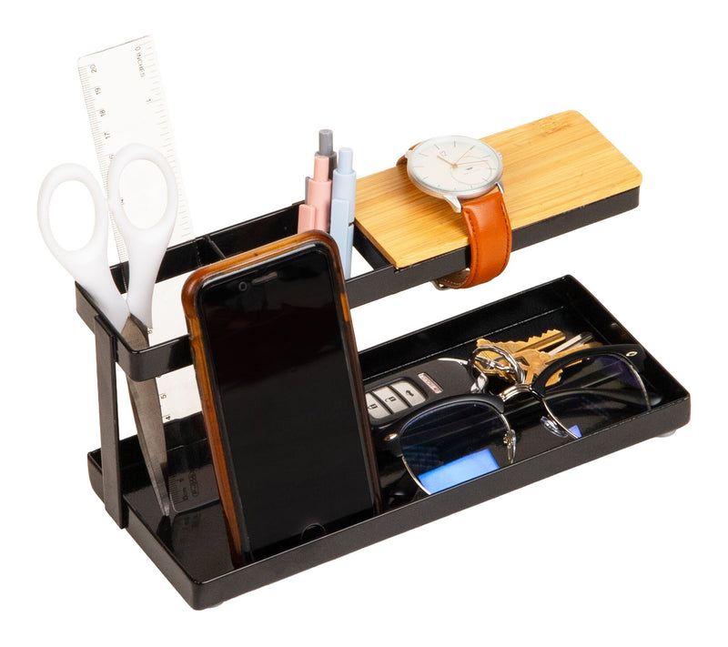 Mind Reader Desktop Organizer, Desktop Dock, Catchall Tray — View 10