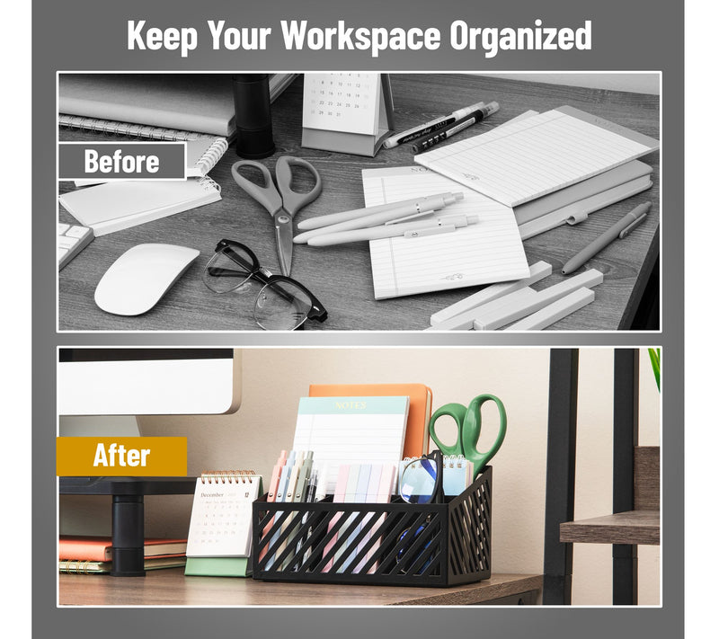 Mind Reader Desktop Organizer and Mail Sorter,5 Compartment — View 5