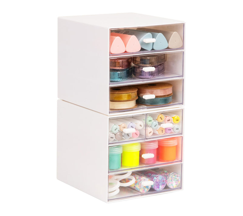 Mind Reader Stackable Craft Supply Organizer, 6Drawer — Main view