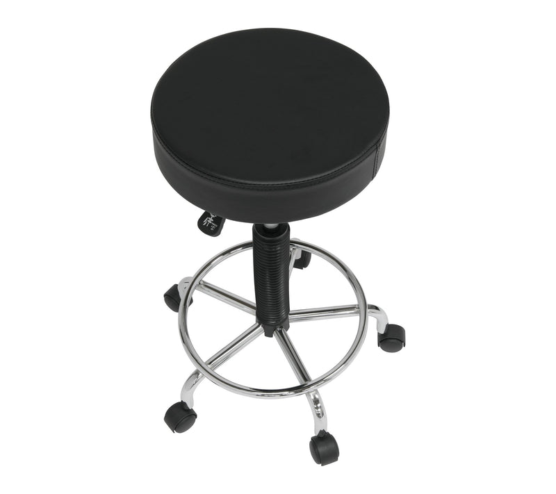 Calico Designs Deluxe Padded H eight Adjustabl e Stool — View 5