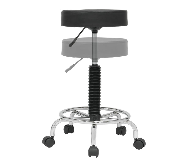 Calico Designs Deluxe Padded H eight Adjustabl e Stool — View 8