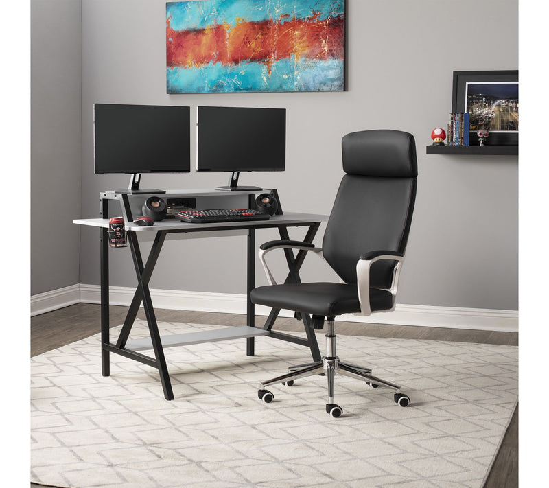 Calico Designs High Back, Height  Adjustable, Executive Chair — View 3