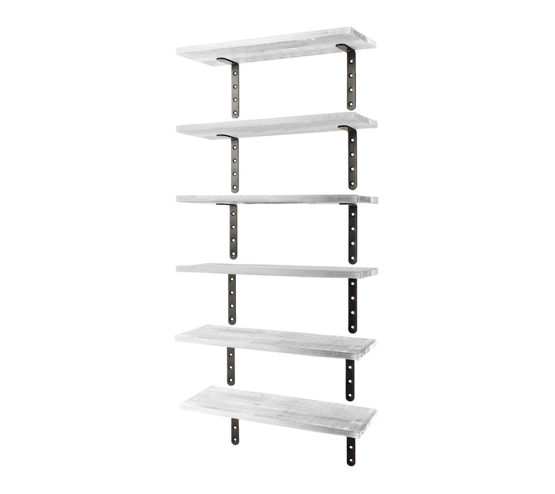 Lavish Home Floating Shelves Set of 6 Wood Floating Shelves — View 13