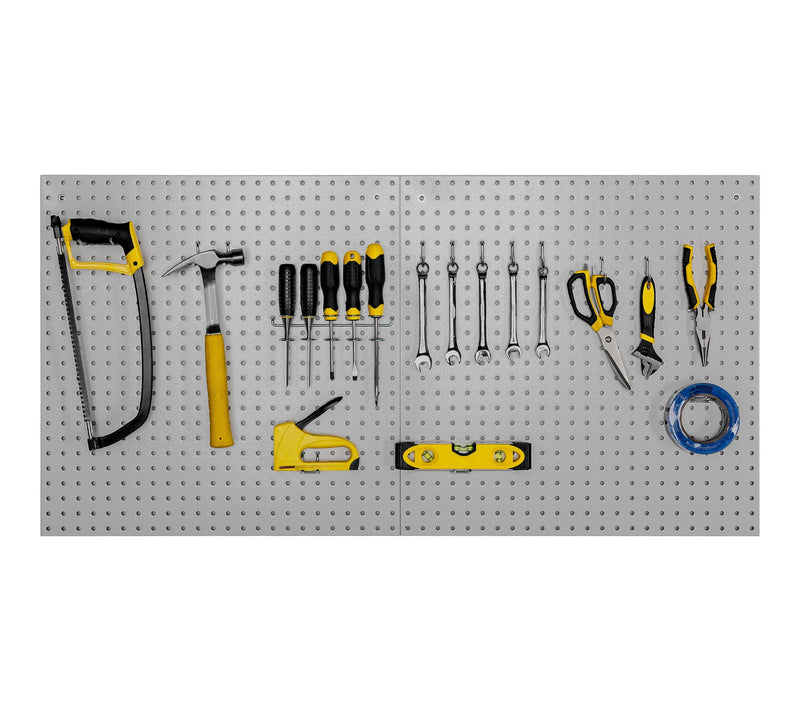 Seville Classics UltraHD 2-Piece Pegboard Set w/ 23 Pc Hooks — View 3