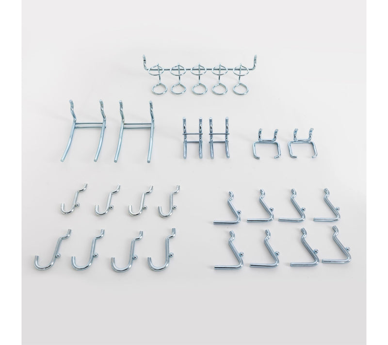 Seville Classics UltraHD 2-Piece Pegboard Set w/ 23 Pc Hooks — View 8