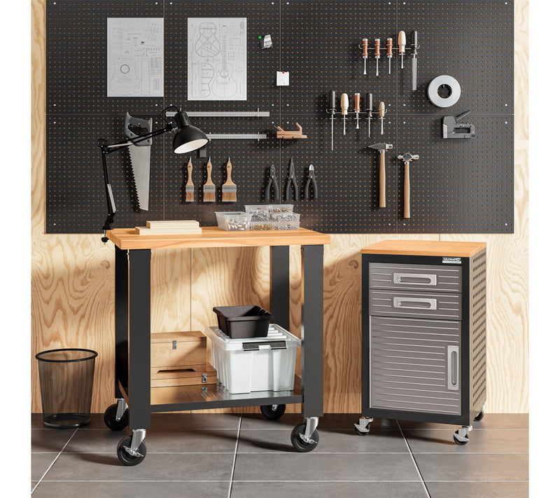 Seville Classics UltraHD 2-Piece Pegboard Set w/ 23 Pc Hooks — View 5