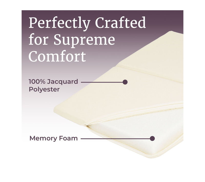 Lavish Home Folding Wedge Pillow-Supportive Memory Foam Pillow — View 4