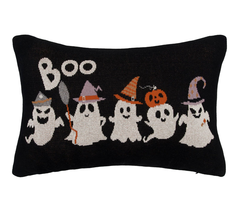 Halloween Costume Ghosts Throw Pillow by Valerie — Main view