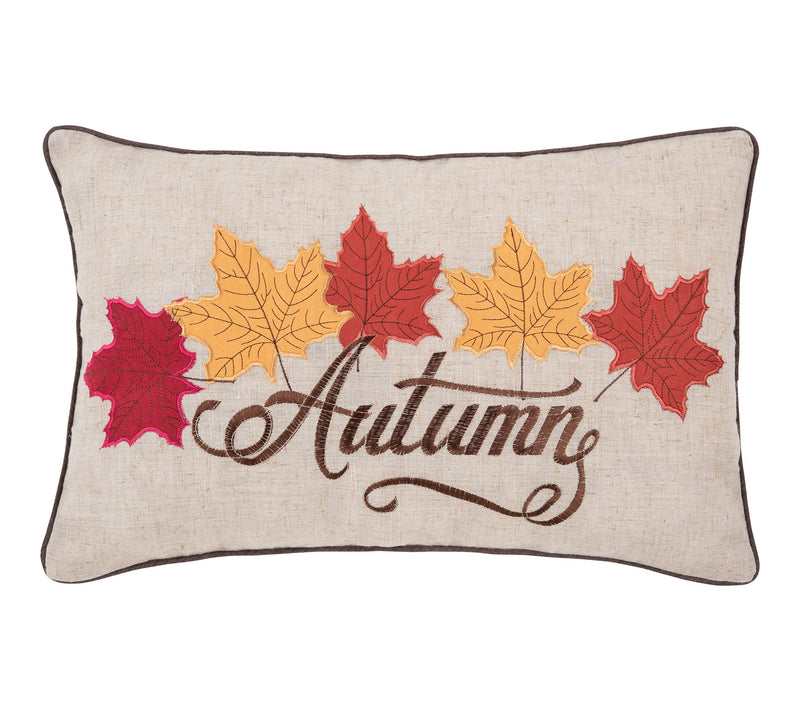 Autumn Leaves Throw Pillow by Valerie — Main view