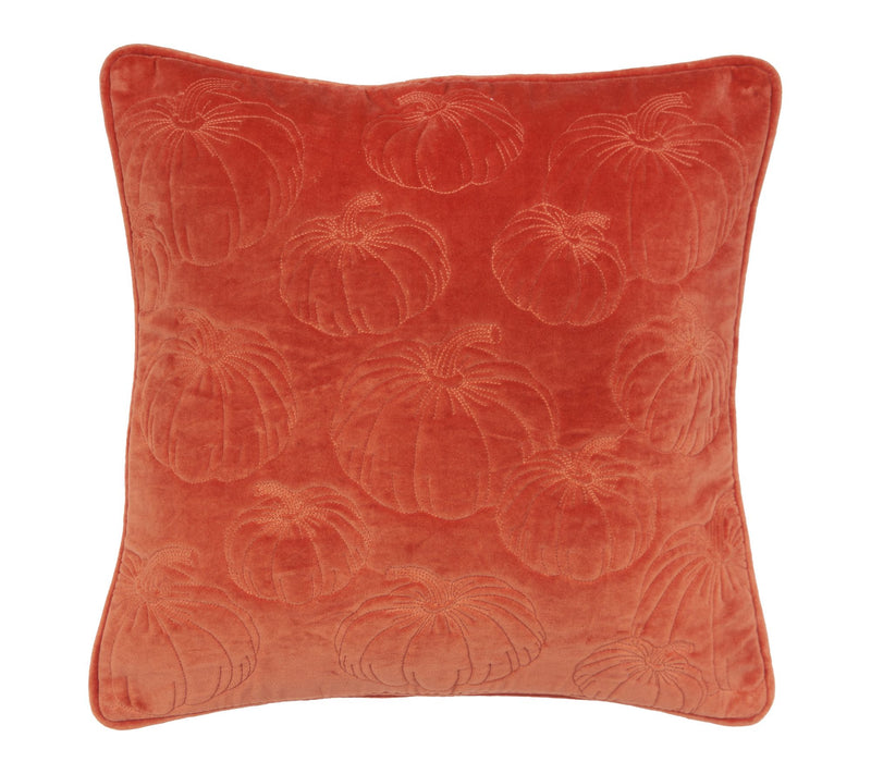 Pumpkin Patch Textured Pillow by Valerie — Main view