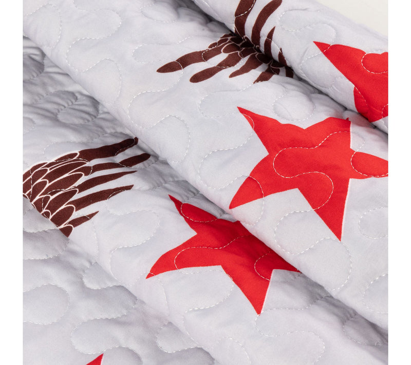 Lavish Home 3-Piece Queen Quilt Set Patriotic Star Pattern — View 8