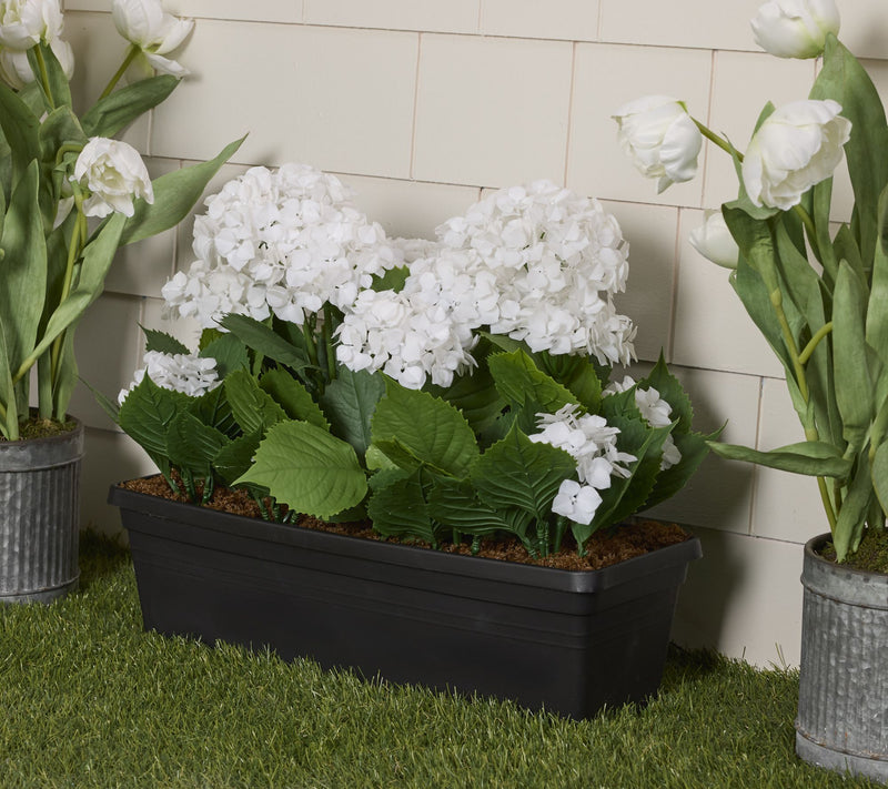 "As Is" Wicker Park 20" Oversized Indoor/Outdoor Planter Box — View 10