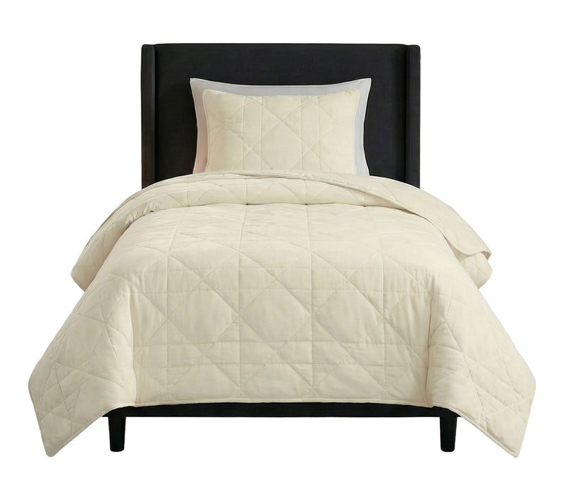 Lavish Home 2-Piece Twin Ultra Soft Quilt Bedding Set — View 12