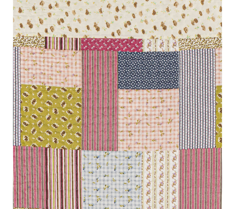 Lavish Home 3-Piece Savannah Classic PatchworkQueen Quilt Set — View 7