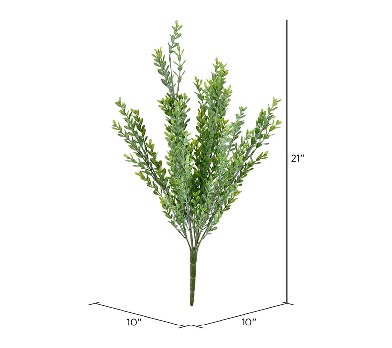 Vickerman 21" Green Mini Locust Bush UV — View 2